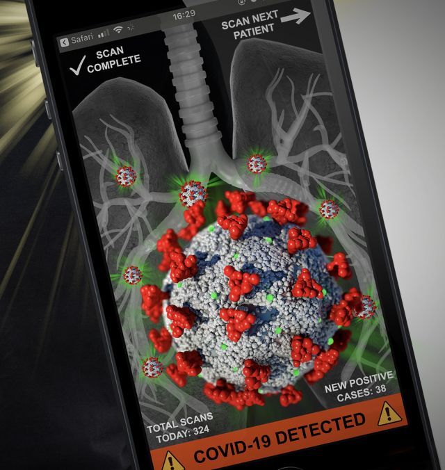 Smartphone COVID Test Image