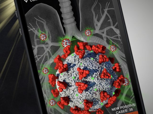 Smartphone COVID Test Image